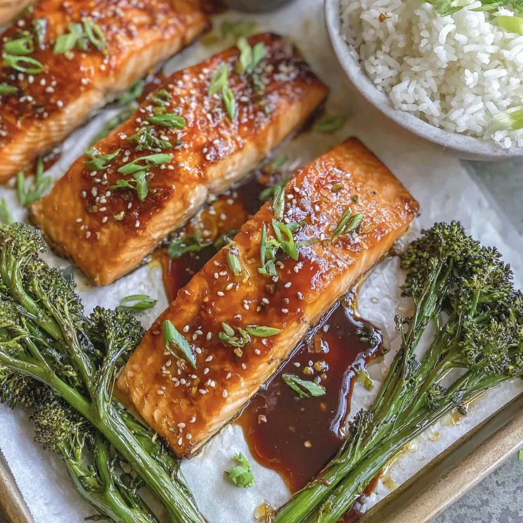 Sheet Pan Teriyaki Salmon