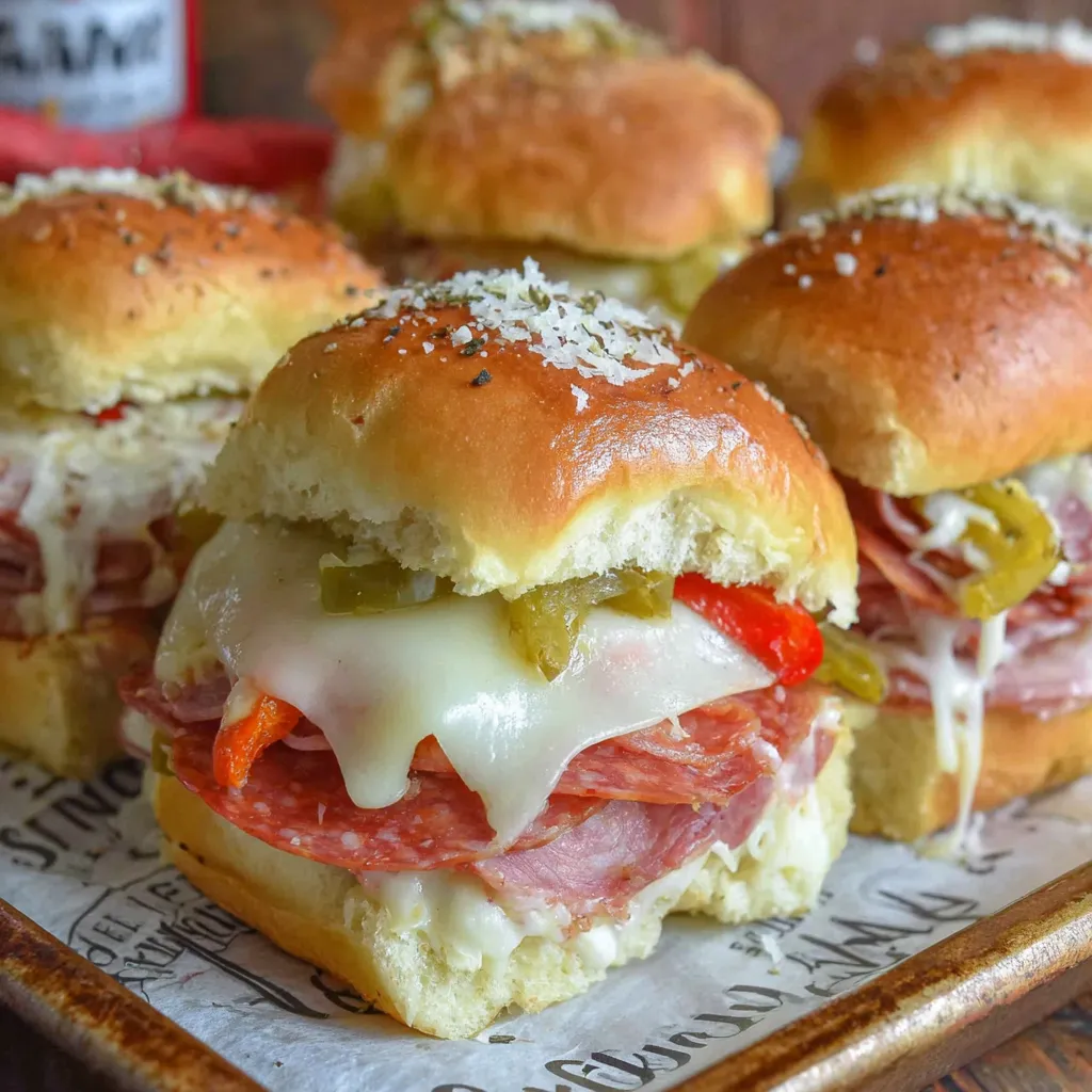Hot Italian Sliders