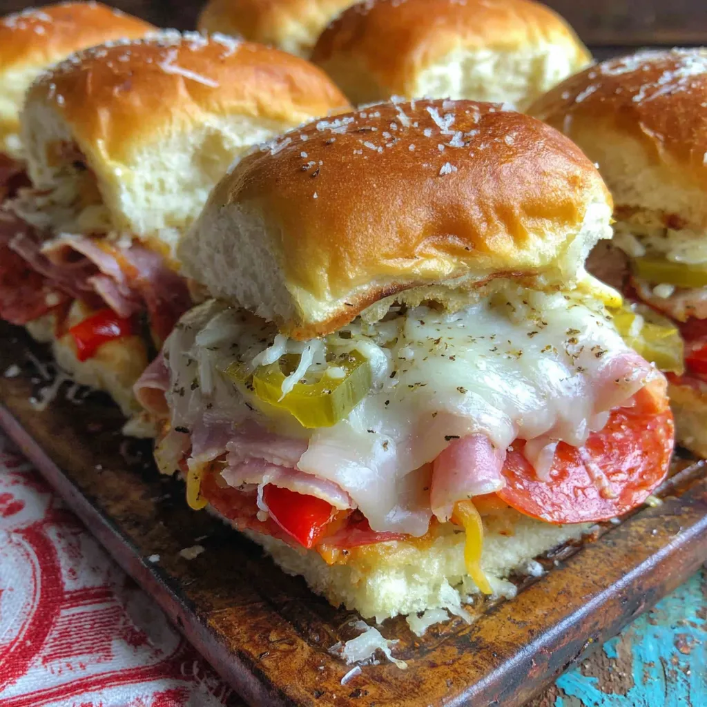 Hot Italian Sliders