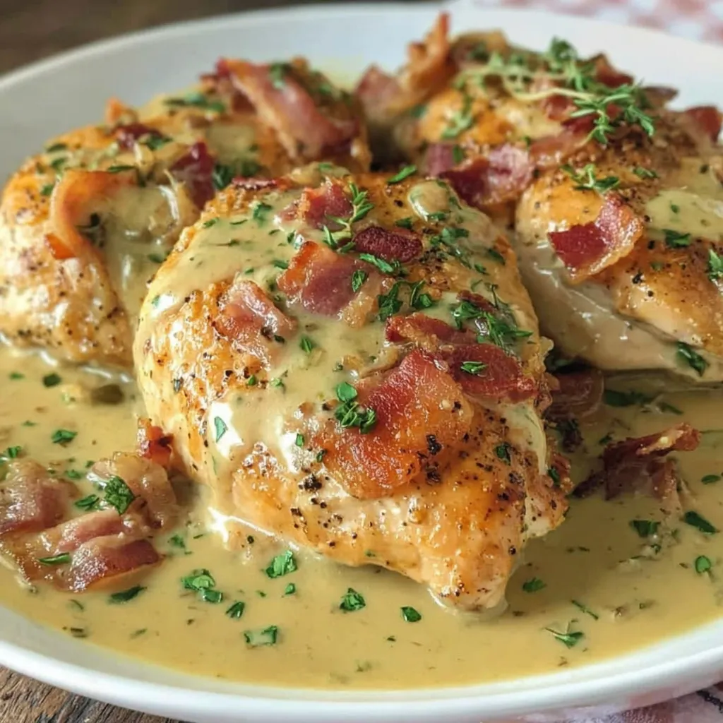 One Pan Smothered Chicken