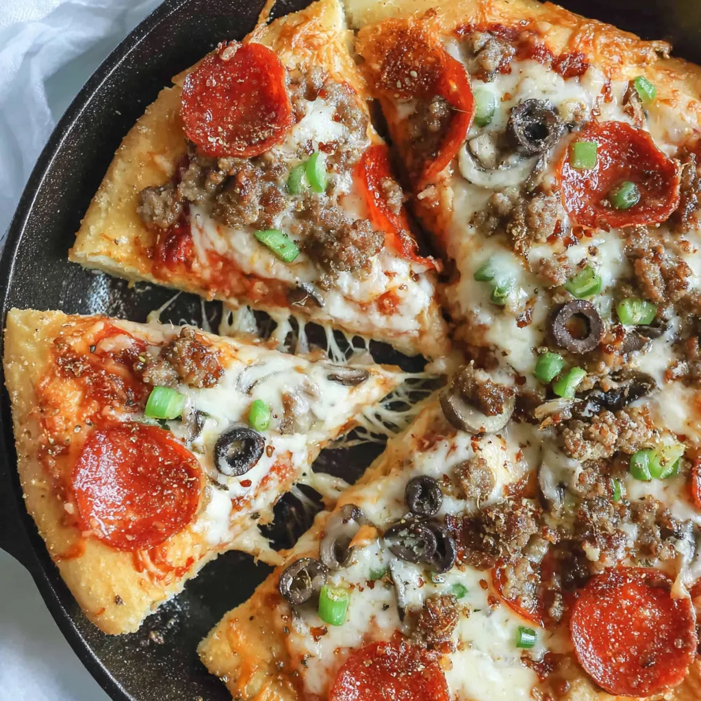 Cast Iron Skillet Pizza