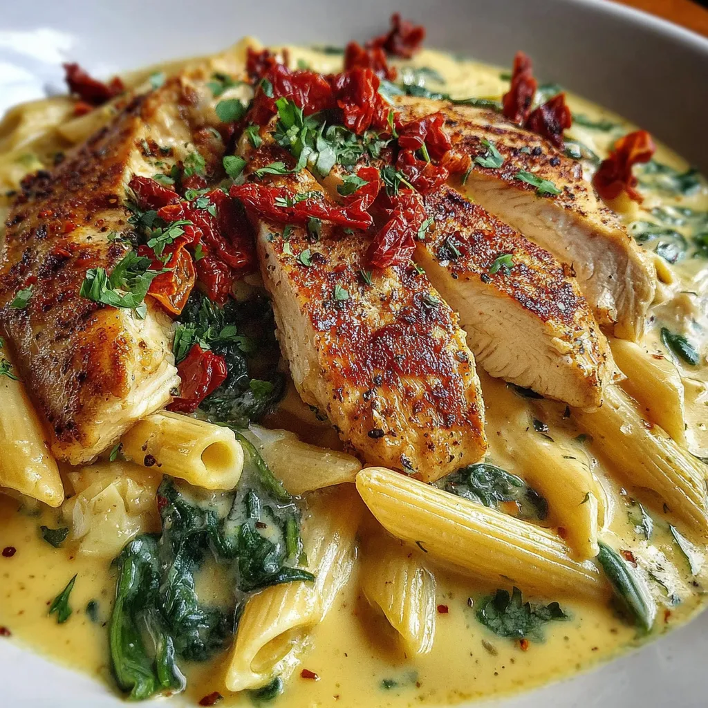 Creamy Tuscan Chicken Pasta