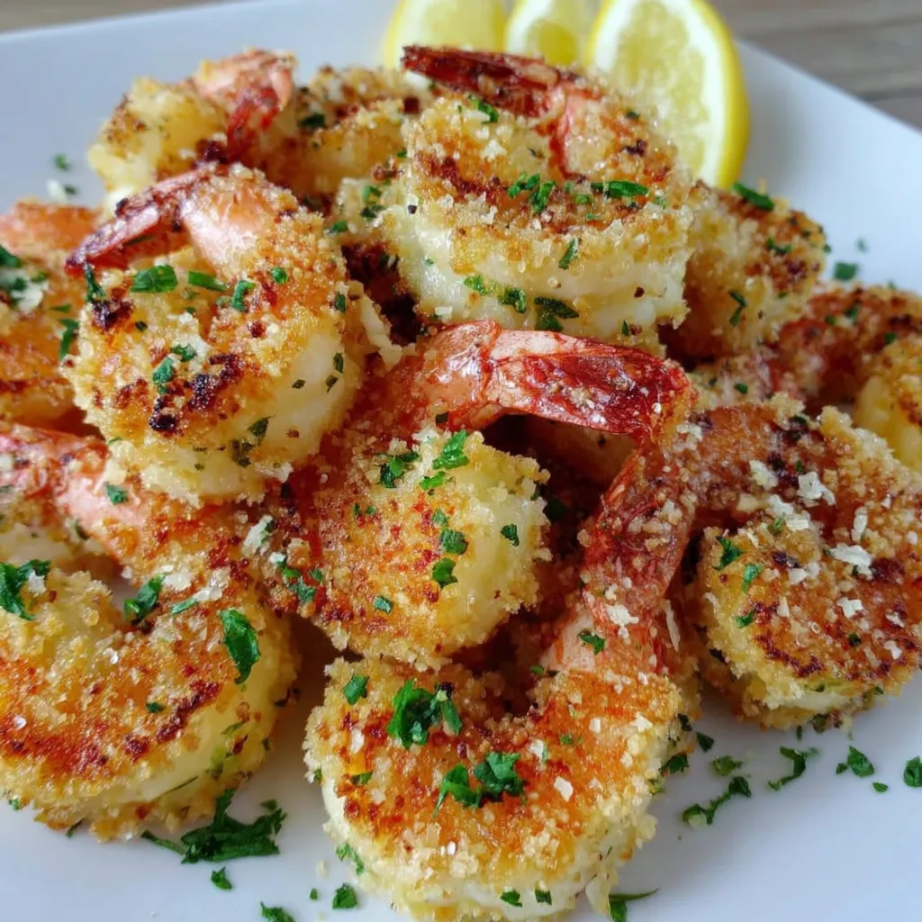 Air Fryer Garlic Parmesan Shrimp