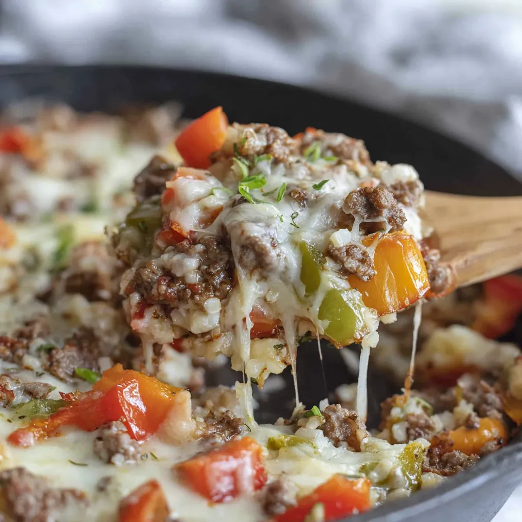 Keto Stuffed Pepper Skillet