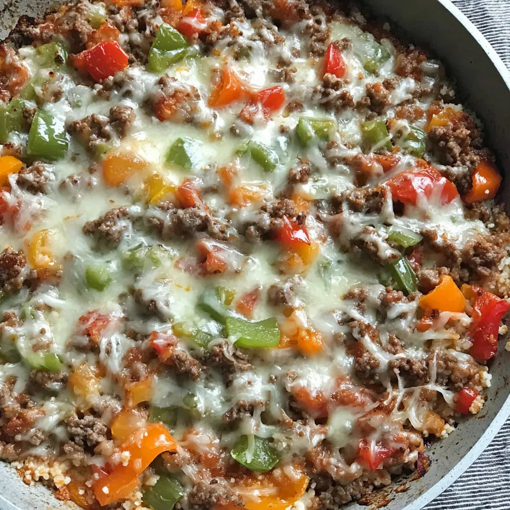 Keto Stuffed Pepper Skillet