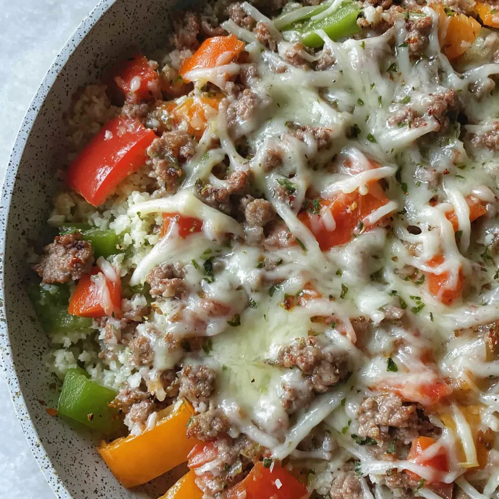 Keto Stuffed Pepper Skillet