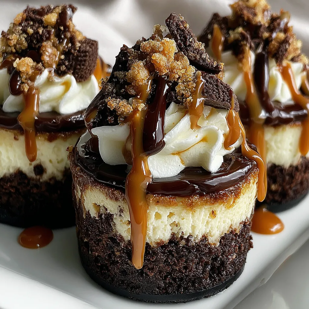 Loaded Brownie Cheesecake Cups