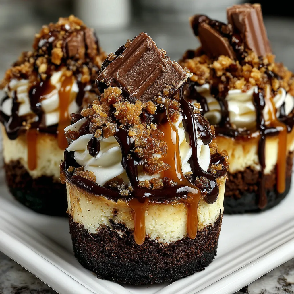 Loaded Brownie Cheesecake Cups