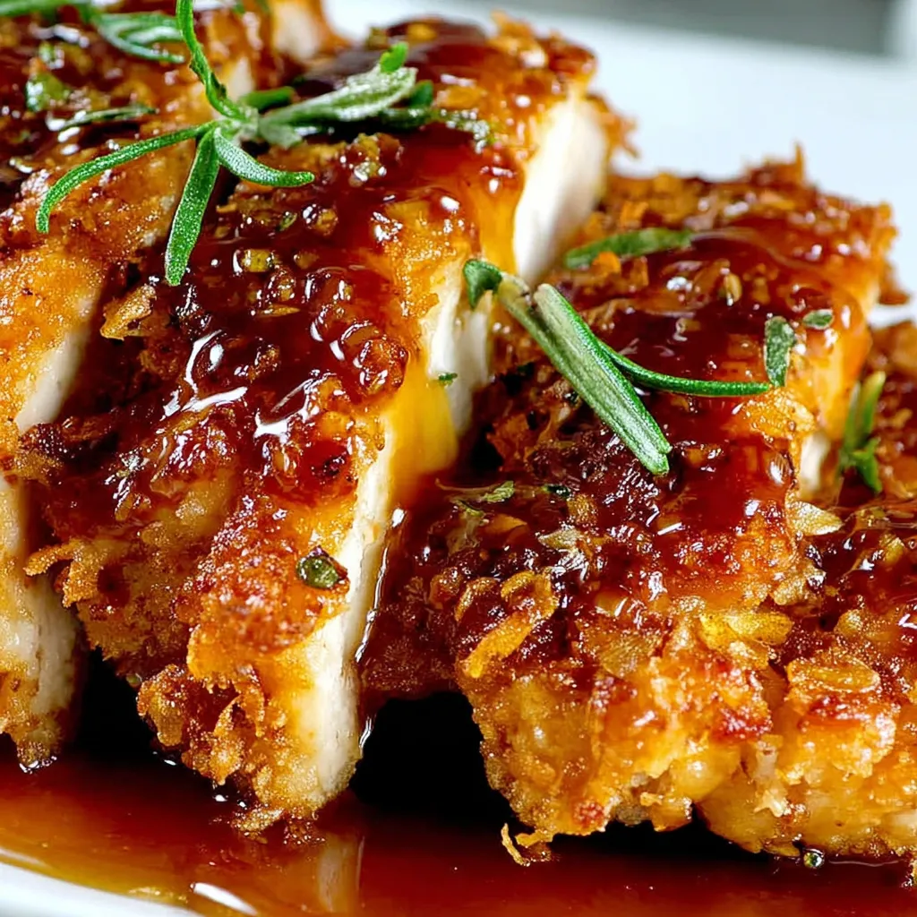 Double Crunch Honey Garlic Chicken
