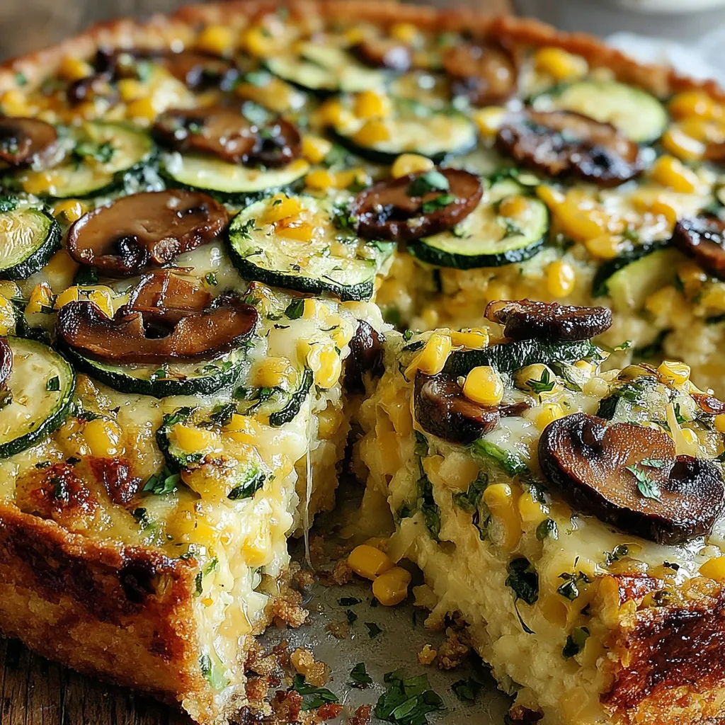 Sweet Corn Zucchini Pie