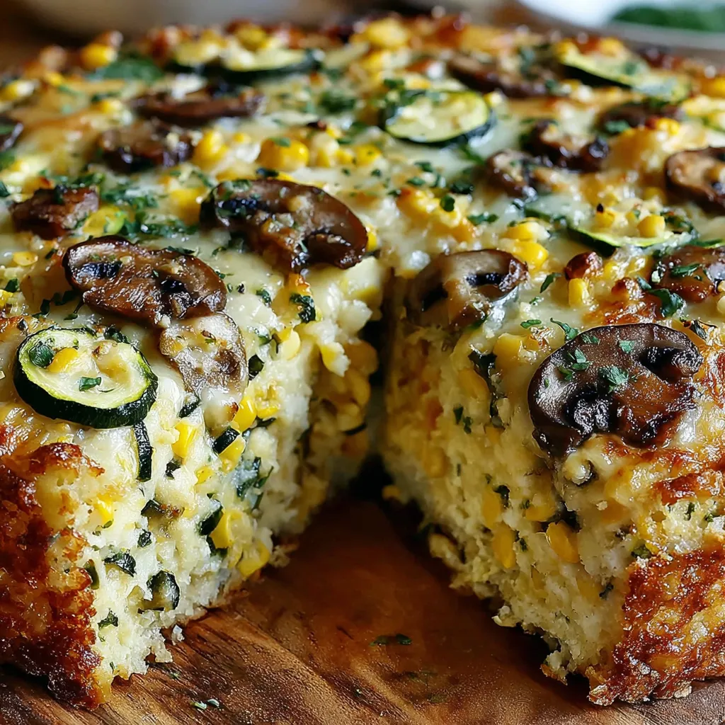 Sweet Corn Zucchini Pie