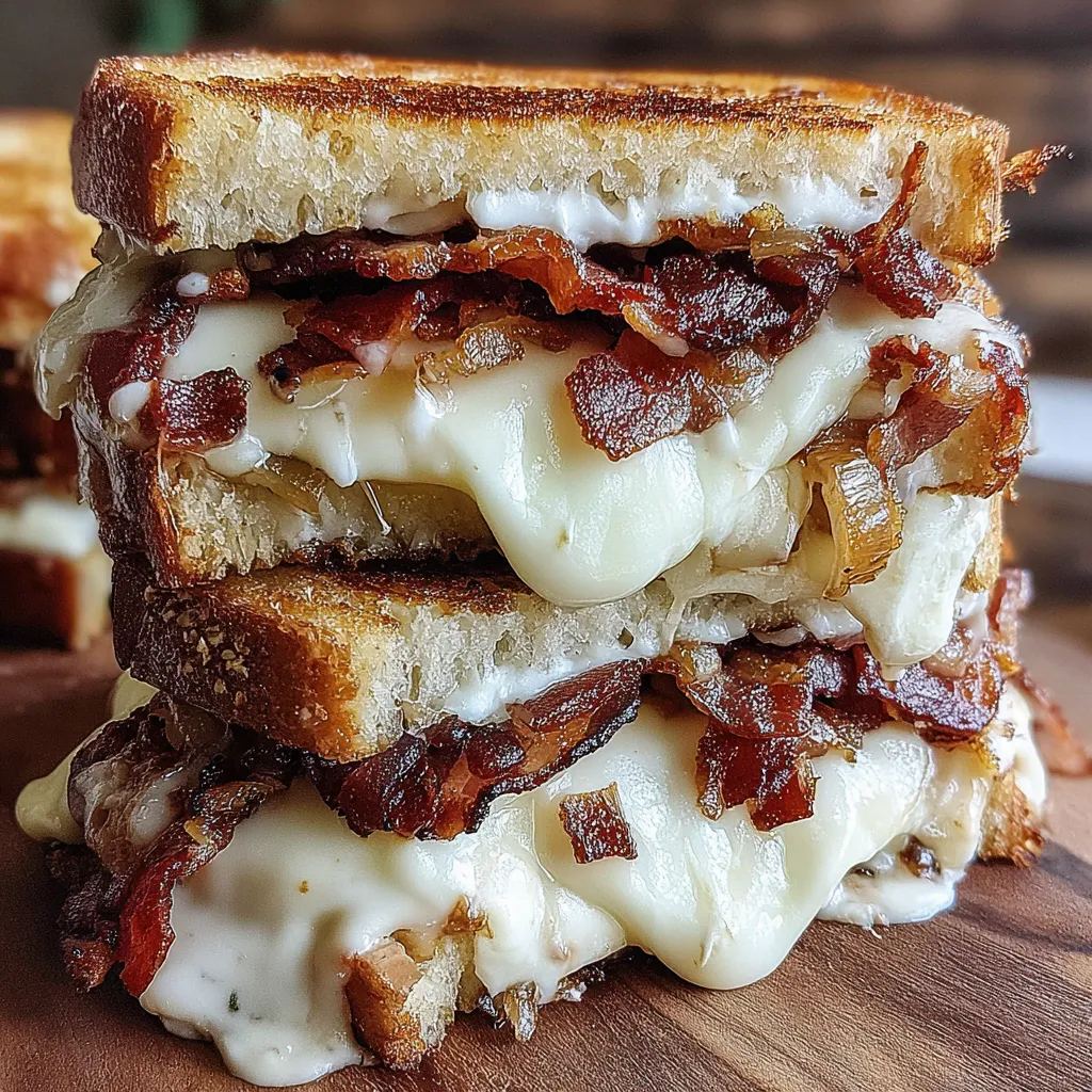 Triple Cheese Bacon Ranch Melt