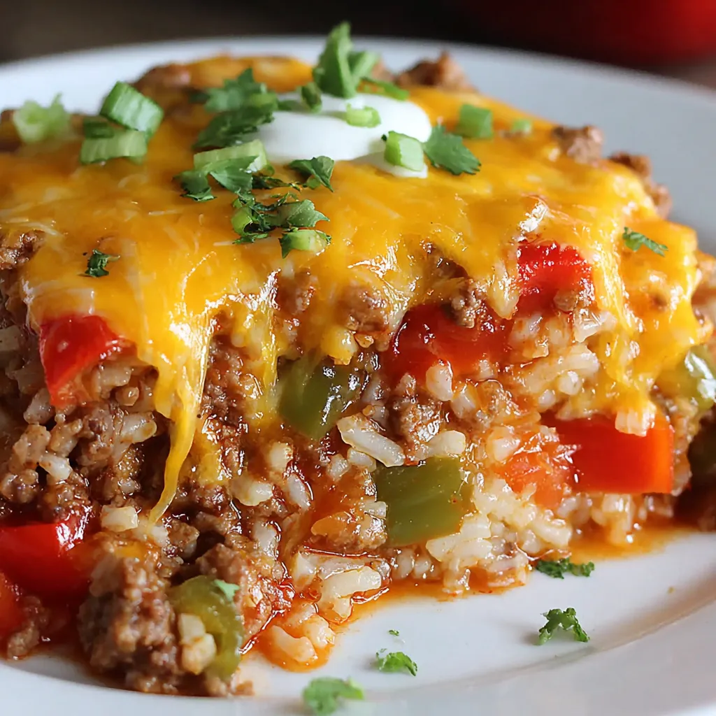 Stuffed Pepper Casserole Recipe