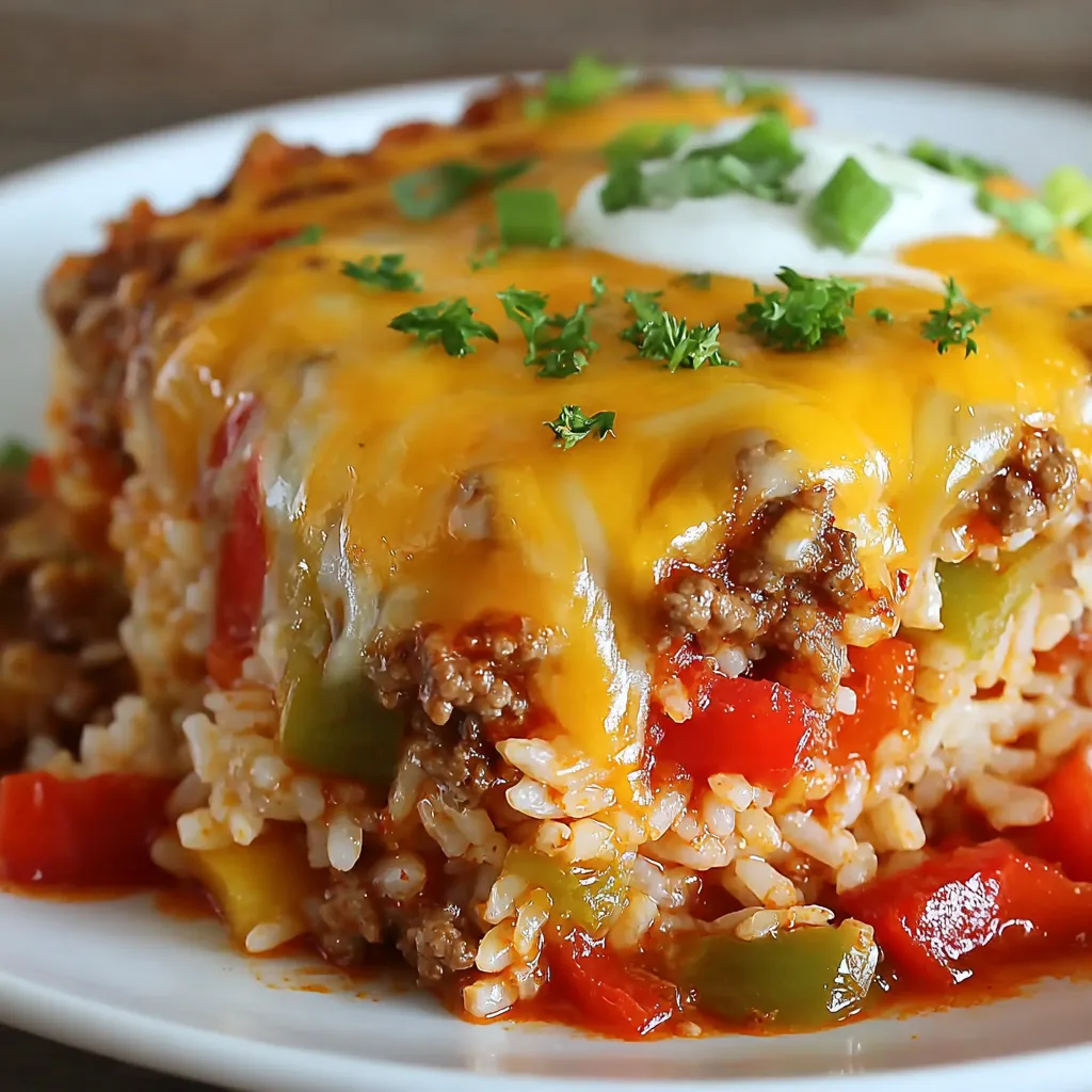 Stuffed Pepper Casserole Recipe
