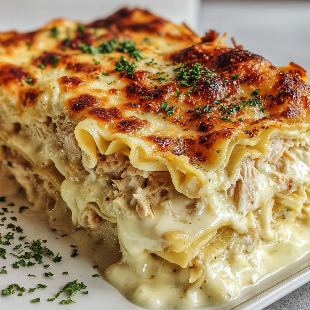 Crack Chicken Lasagna Bake