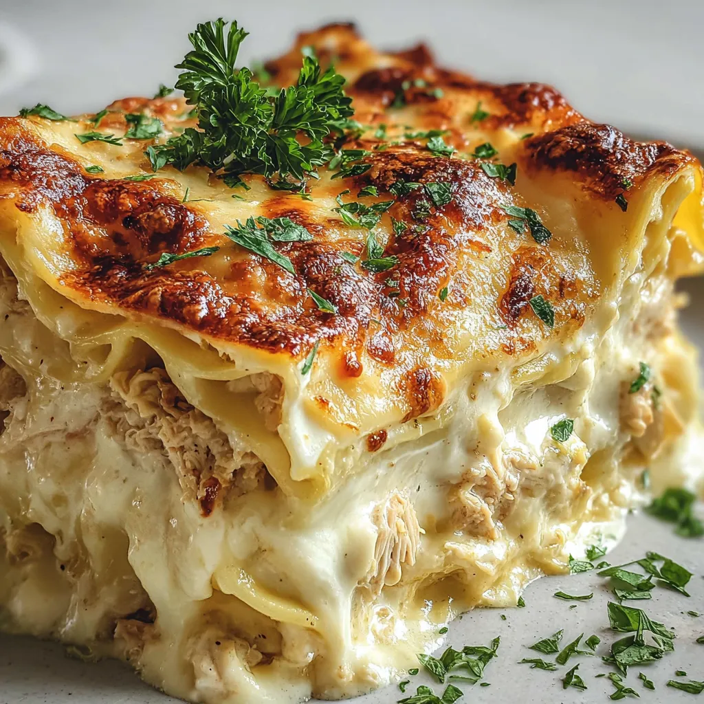Crack Chicken Lasagna Bake