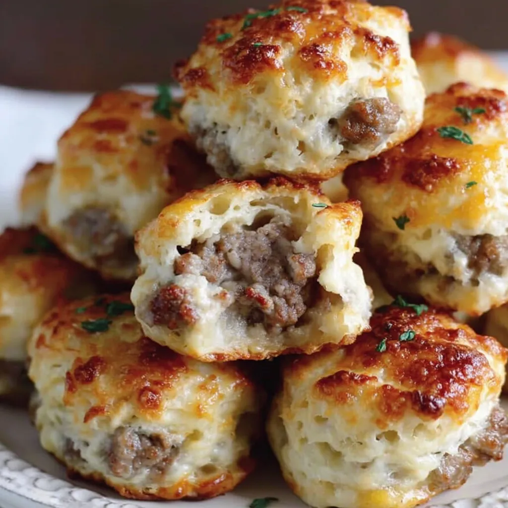 A plate of cheese and meat filled pastries.