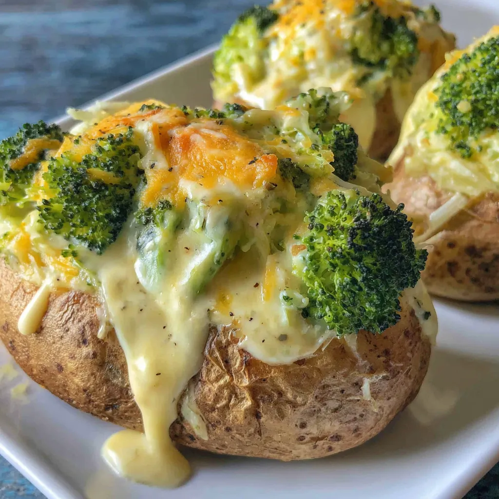Broccoli Cheese Baked Potatoes