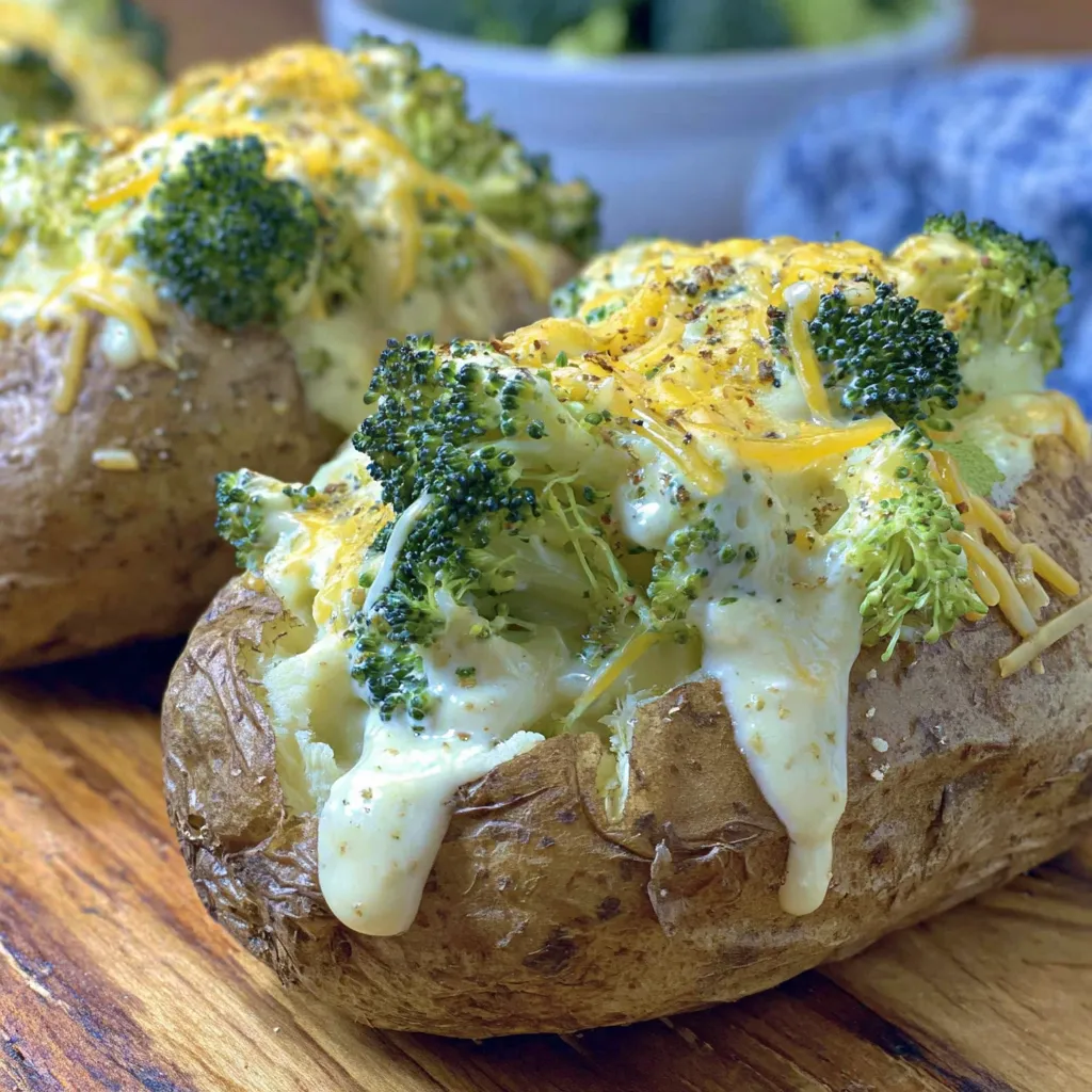 Broccoli Cheese Baked Potatoes