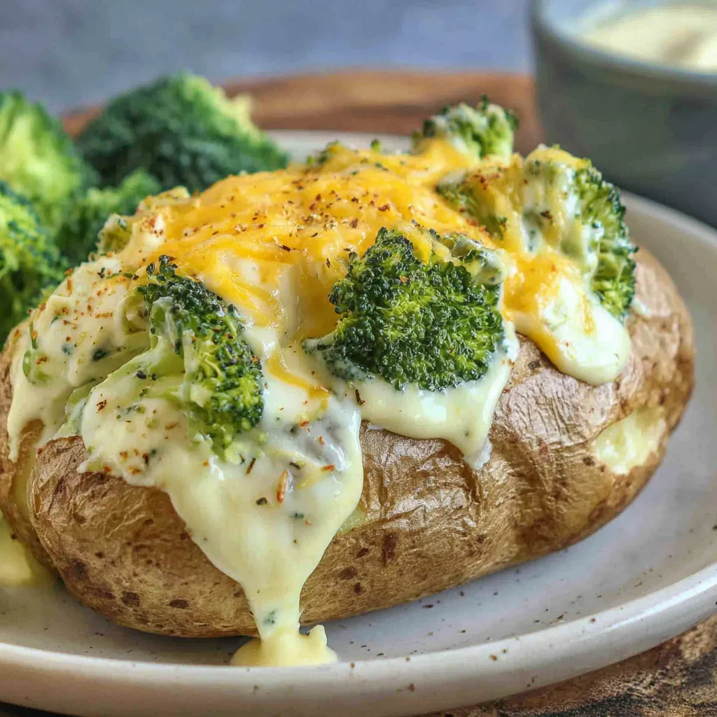 Broccoli Cheese Baked Potatoes