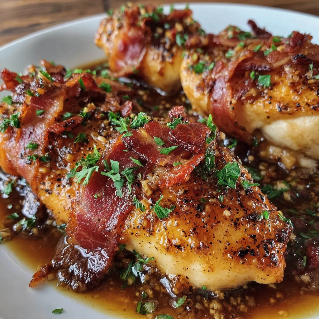 Honey Garlic Bacon Chicken