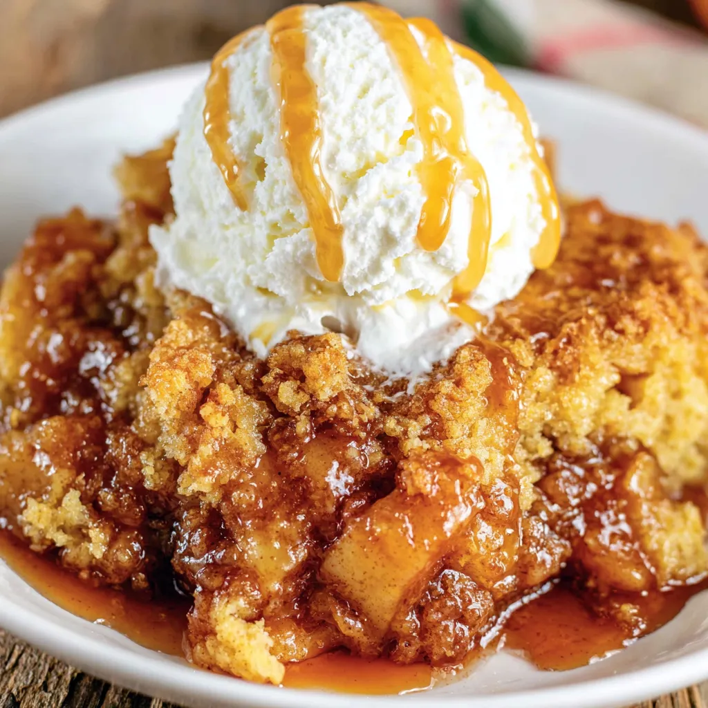 Crock Pot Apple Dump Cake