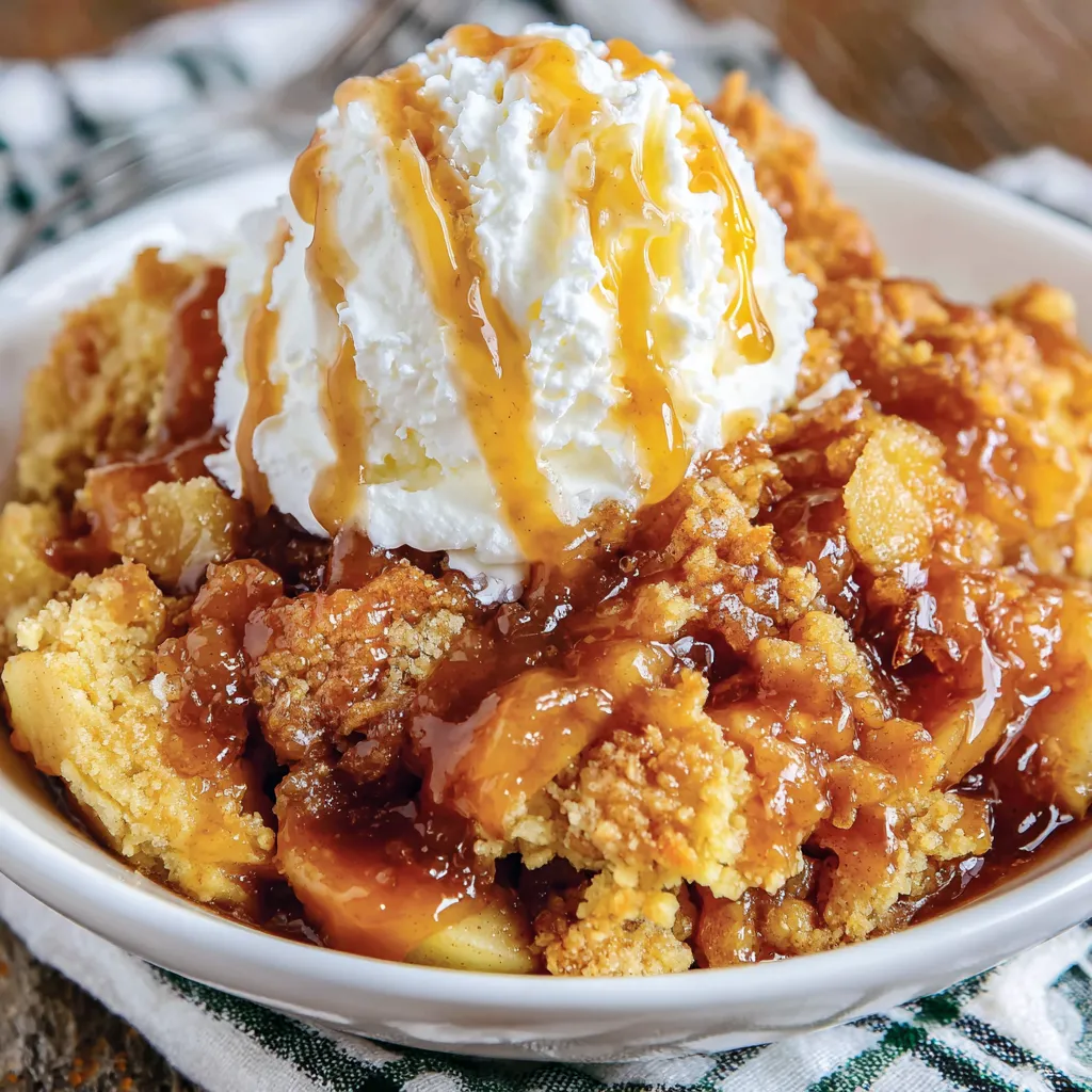 Crock Pot Apple Dump Cake