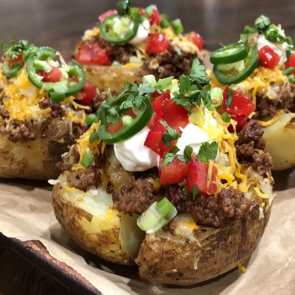 A plate of food with a potato and a pepper on it.