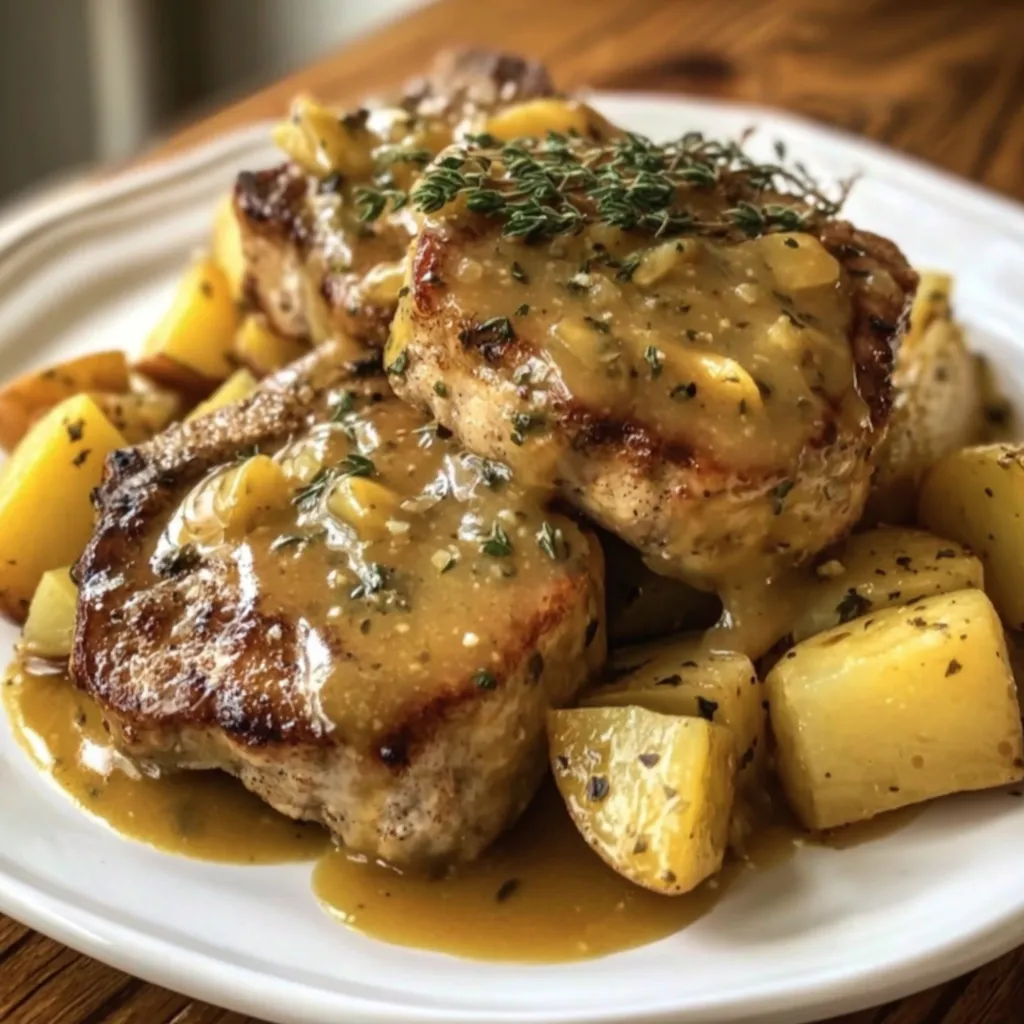 A plate of meat and potatoes.