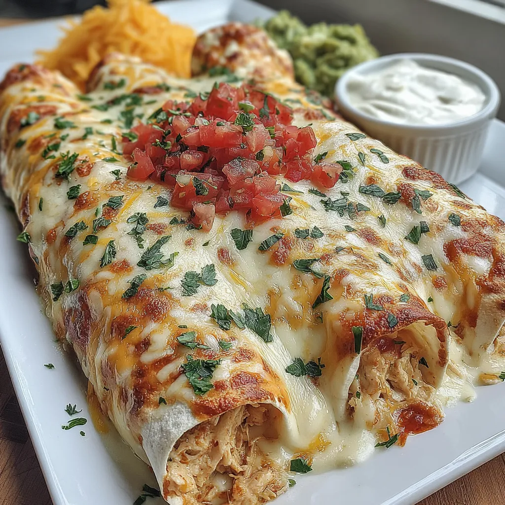 A plate of food with a burrito and a bowl of guacamole.