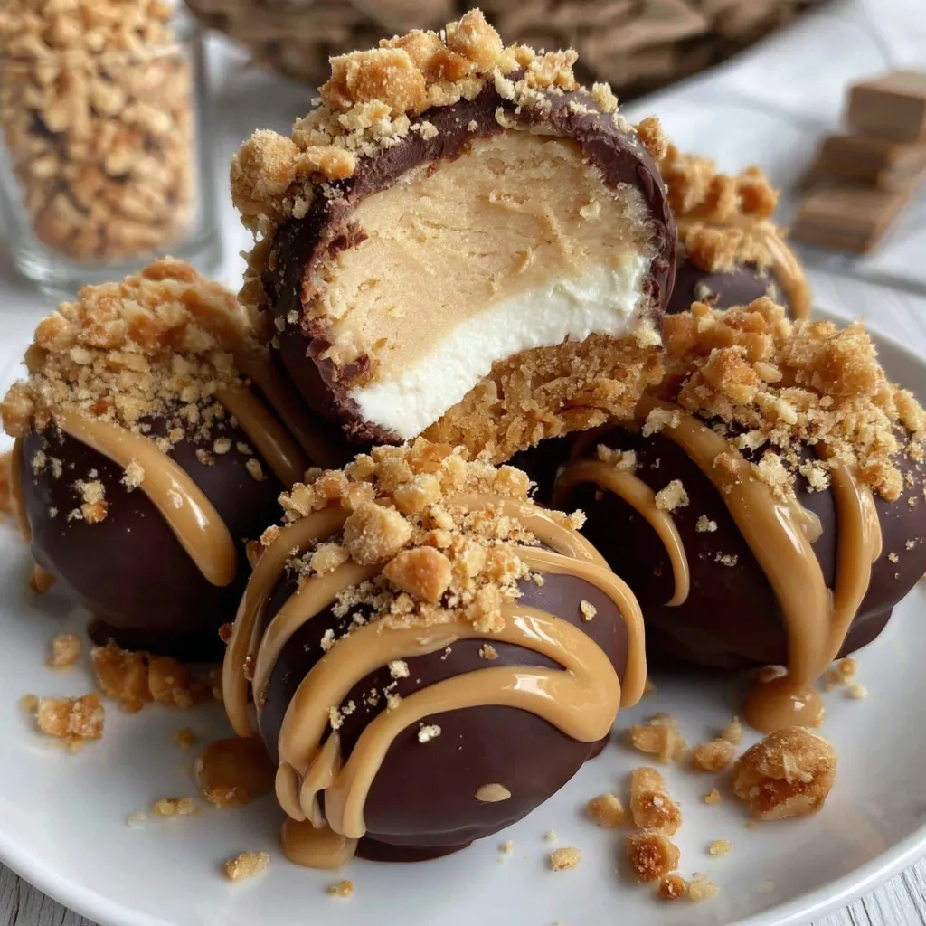 Chocolate covered peanut butter balls.