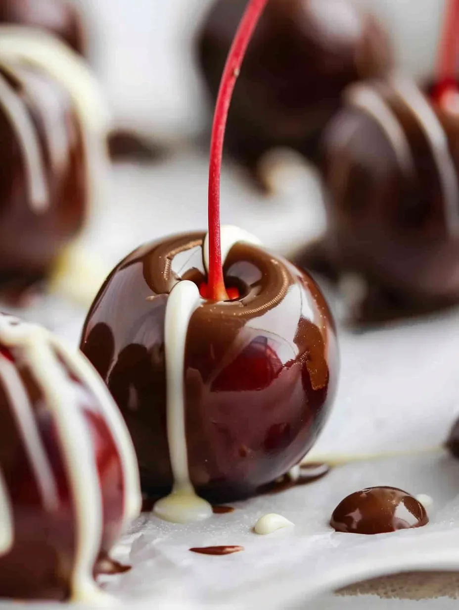 Grand Marnier Chocolate Cherries