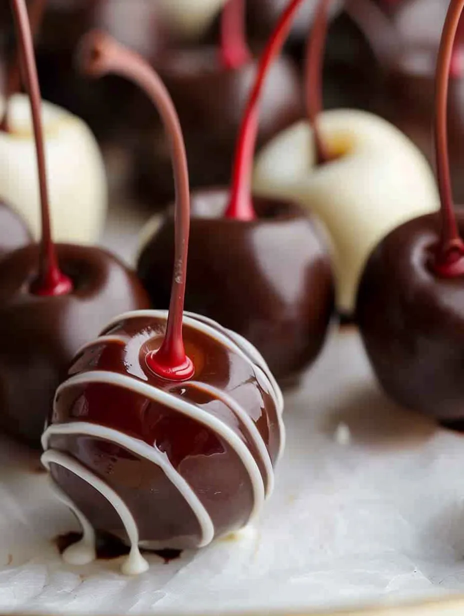 Grand Marnier Chocolate Cherries