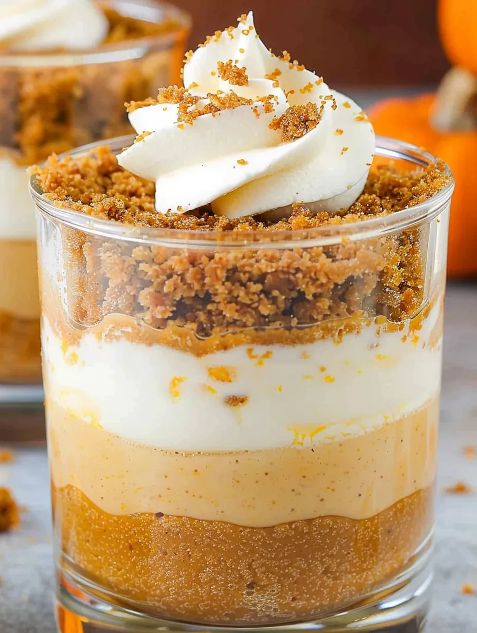 Pumpkin Pie in a Cup