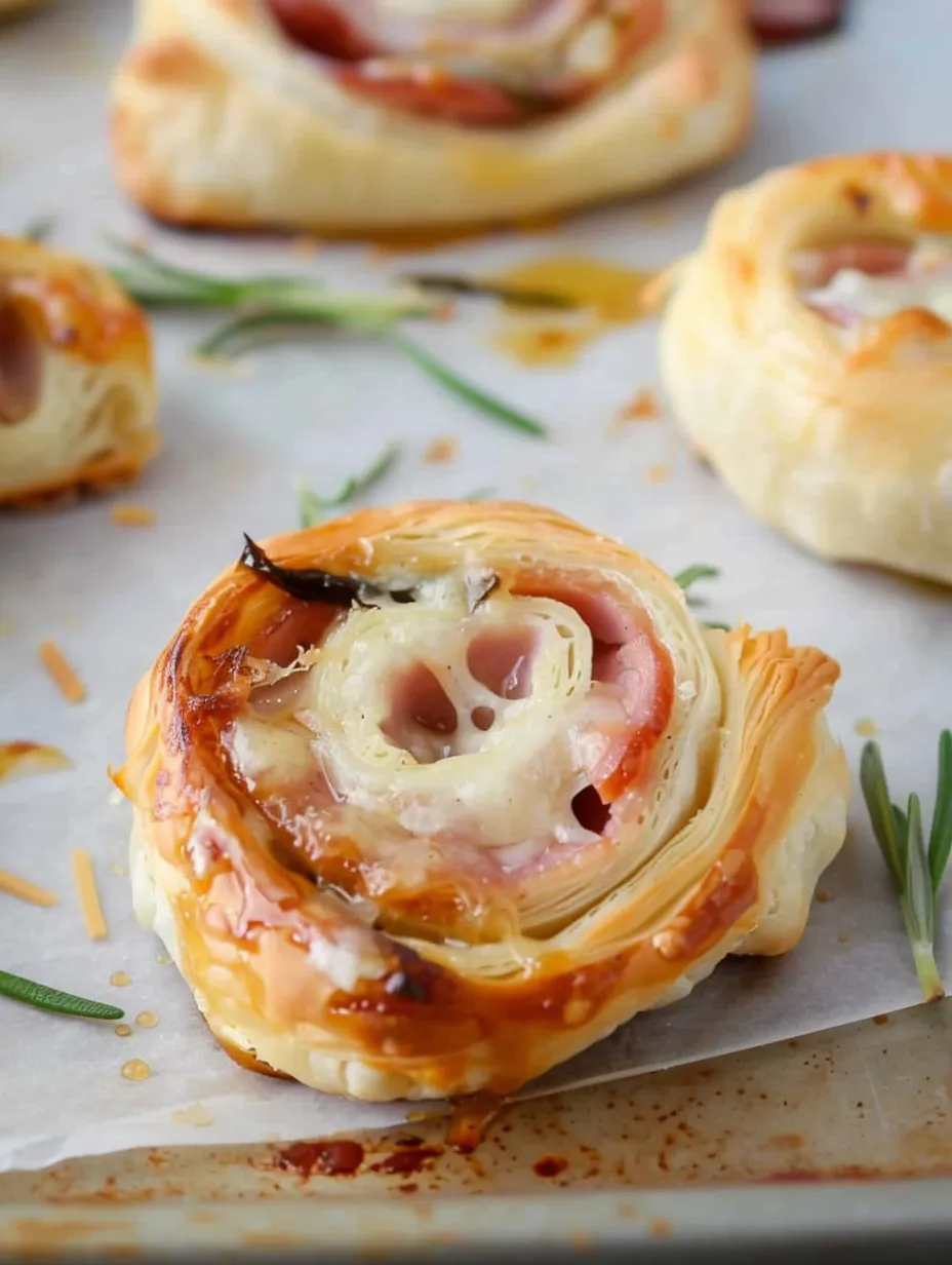 Ham and Cheese Pinwheels