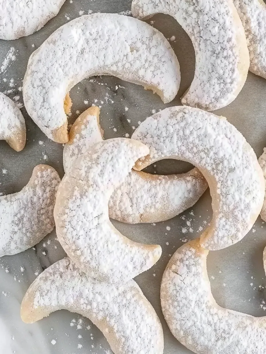 Almond Crescent Cookies (Healthy)