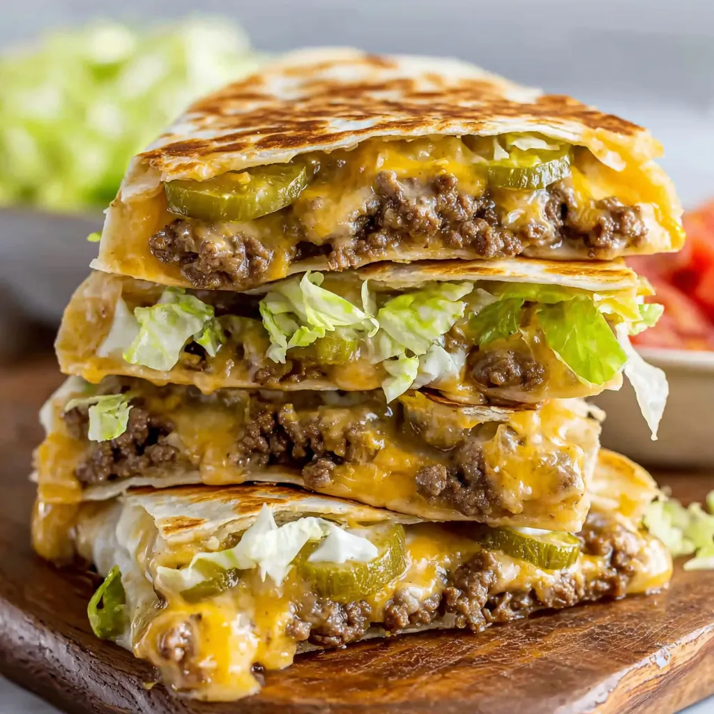 A stack of sandwiches with lettuce and cheese.