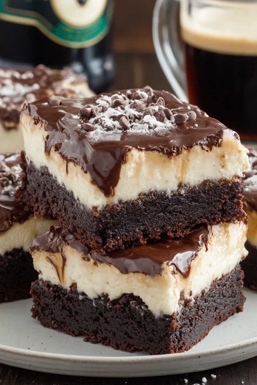 A slice of chocolate cake with chocolate chips on top.