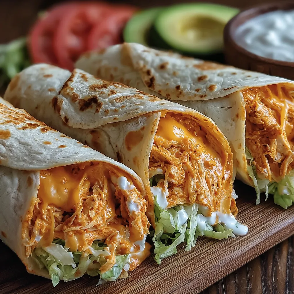 A plate of food with a burrito and a bowl of sour cream.