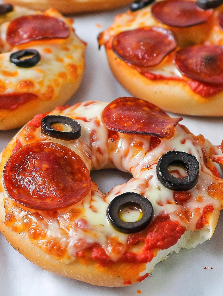 Air Fryer Pizza Bagels