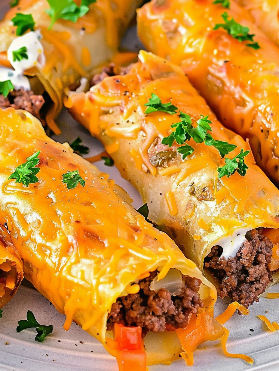 Keto Big Mac Roll-Ups