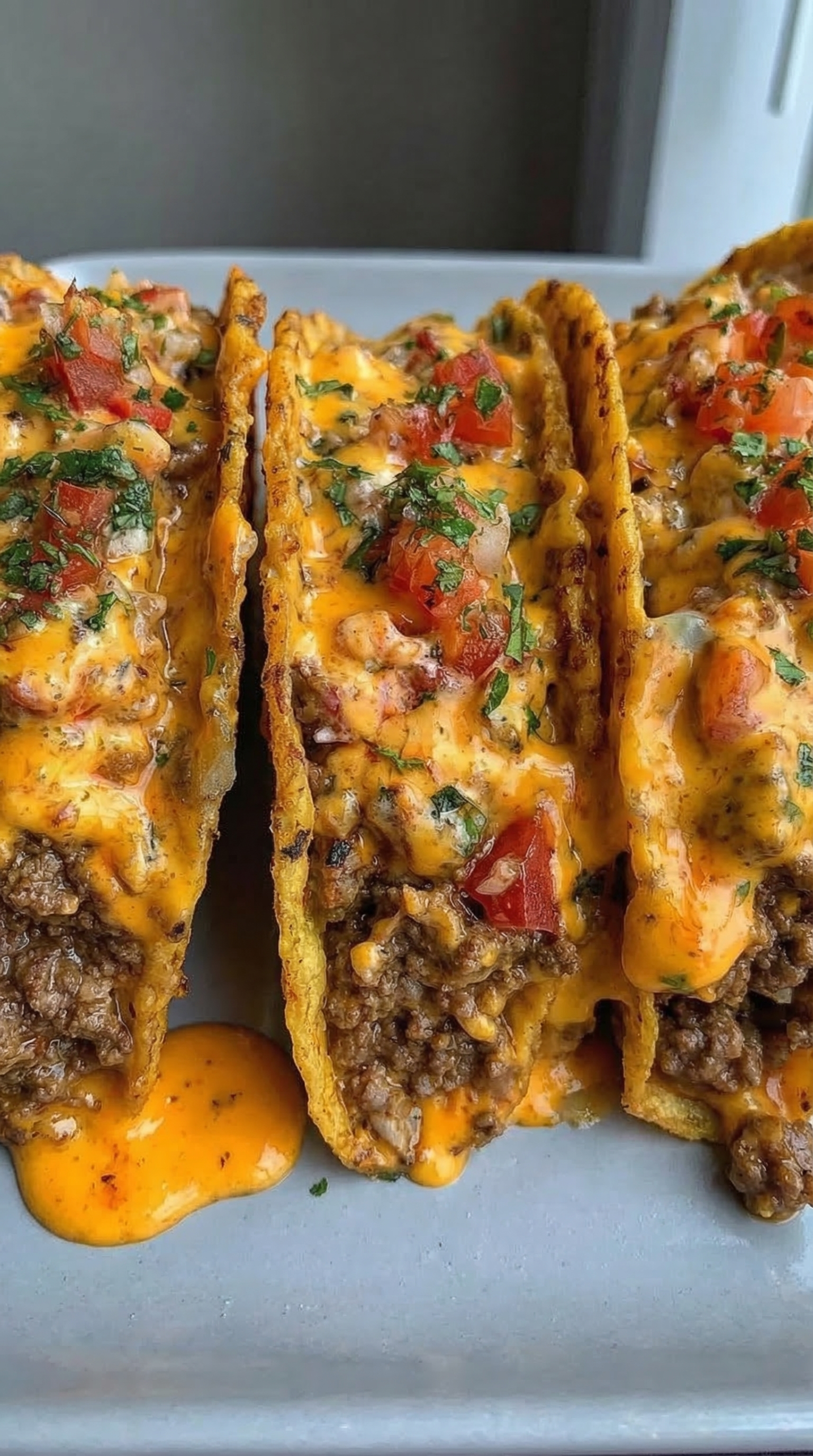 Cheesy Rotel Beef Tacos Recipe