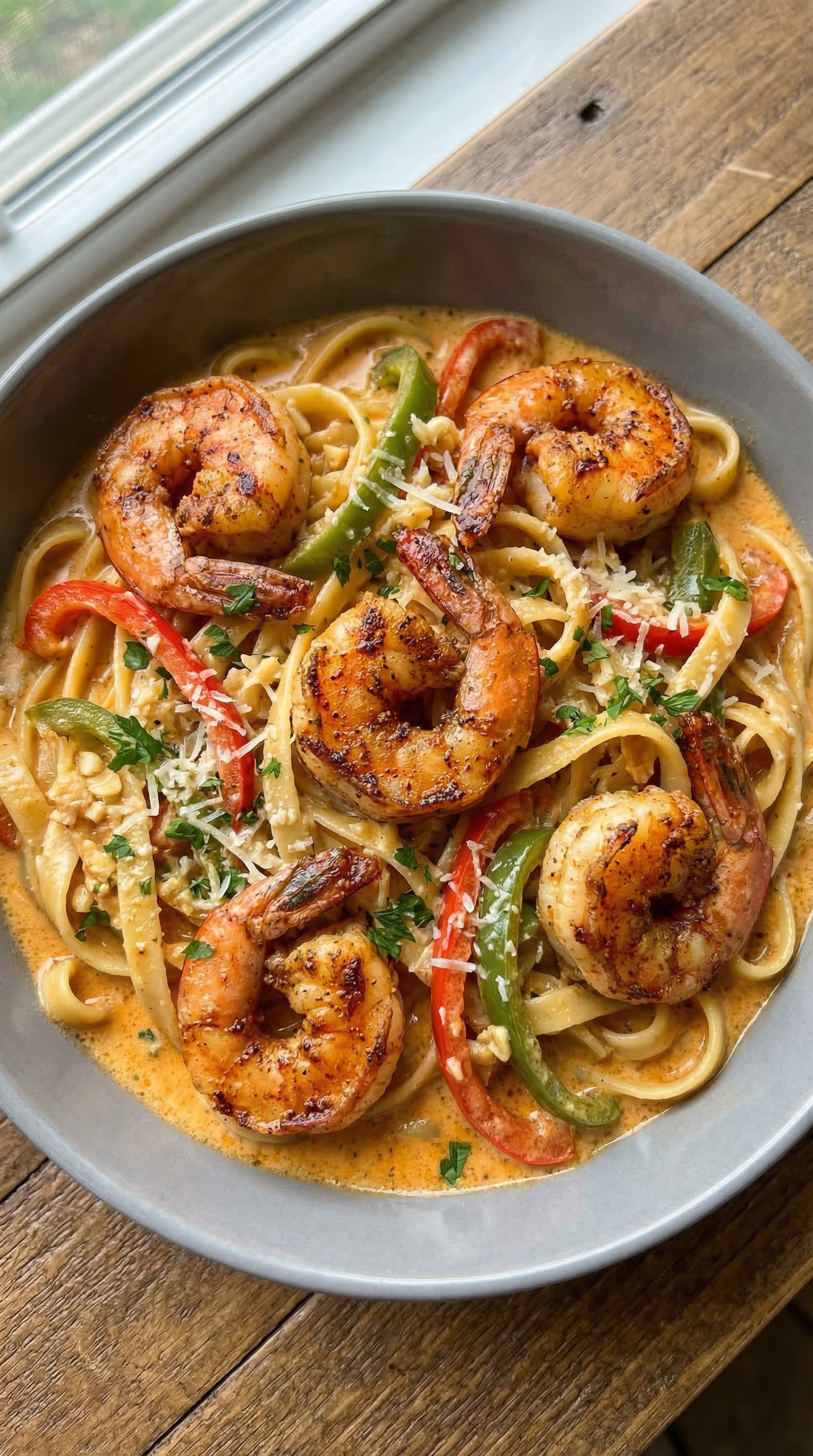 Creamy Cajun Shrimp Pasta Recipe