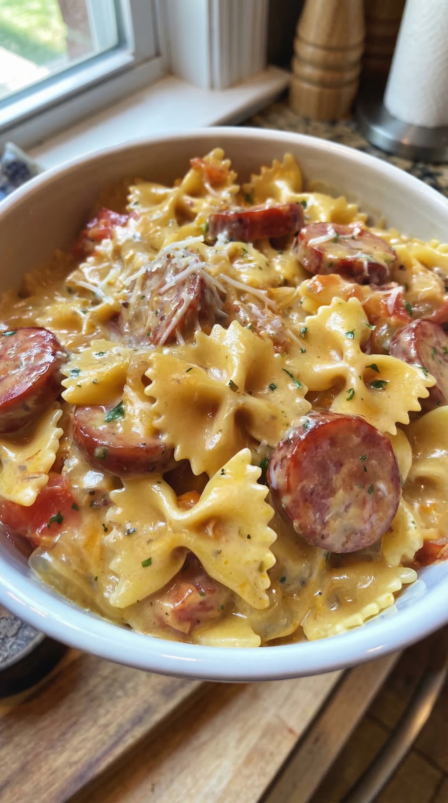 One Pot Smoked Sausage Pasta