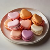 Heart-Shaped Macarons