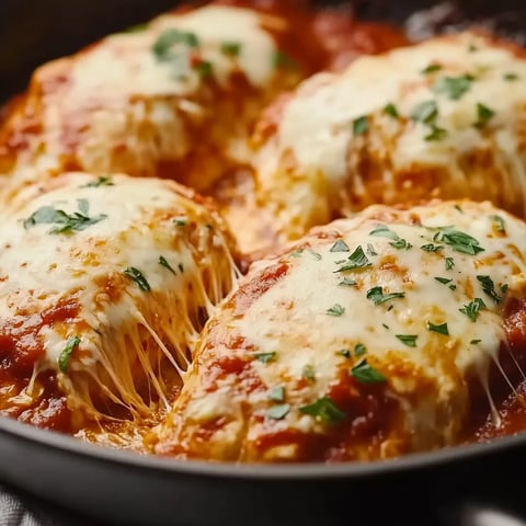 Cheesy Mozzarella Chicken Bake