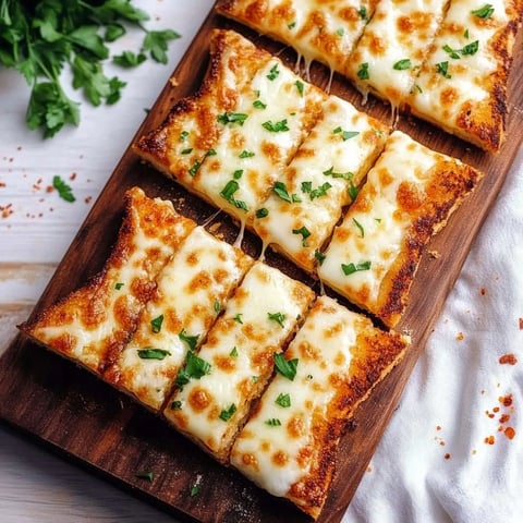 BEST CHEESY GARLIC BREAD RECIPE