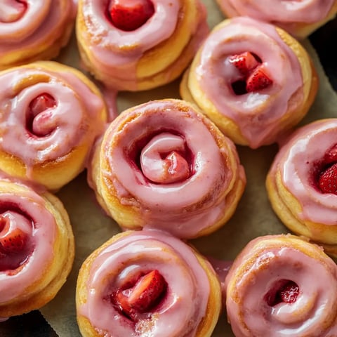 Strawberry Cinnamon Rolls