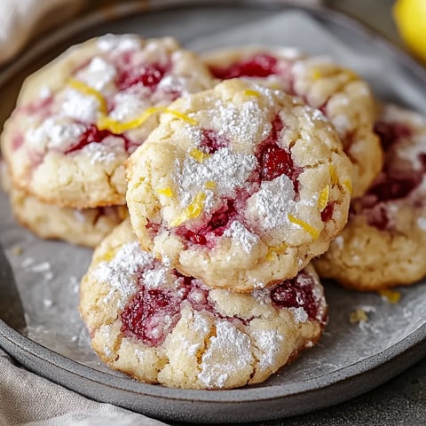 Lemon Raspberry Cookies