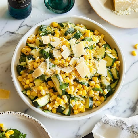 Parmesan Zucchini and Corn